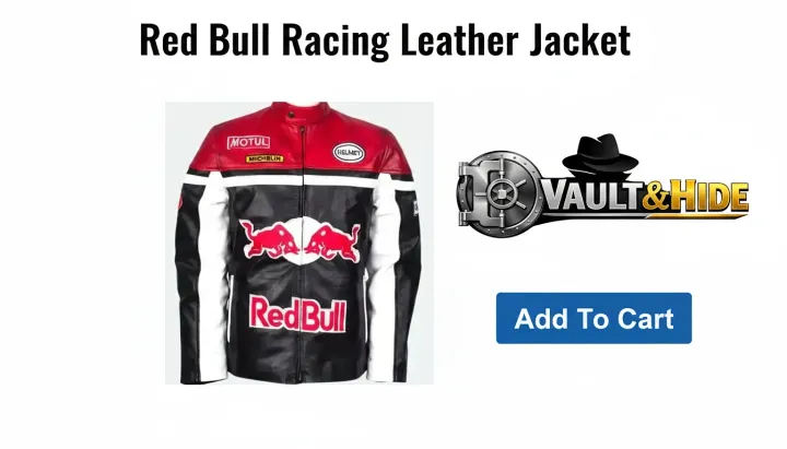 Red Bull Racing Faux Leather Jacket